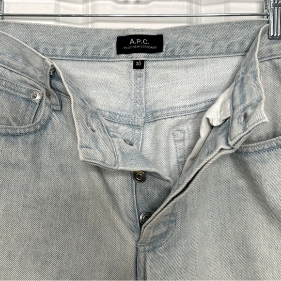 A.P.C. Light Wash Petit New Standard 5-Pocket Jeans Sz 30 - Picture 11 of 13